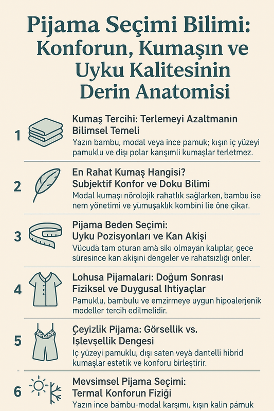 Pijama Seçimi Bilimi - Modaludo