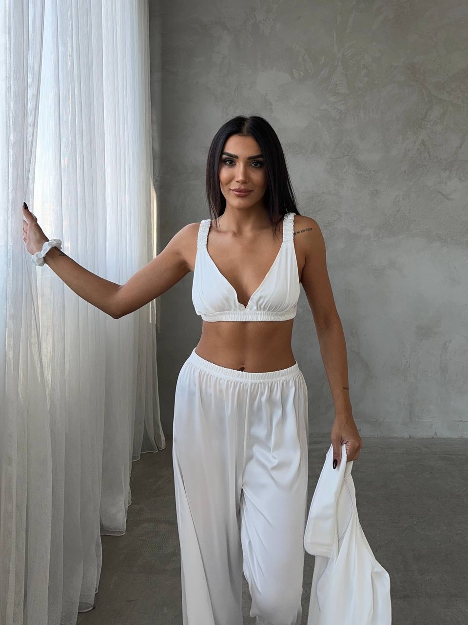 Saten Pijama Takımı
