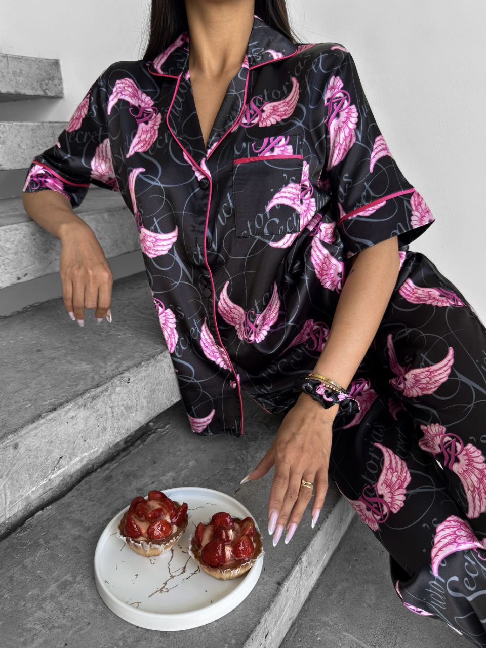 Saten Pijama Takımı - Victoria's Secret