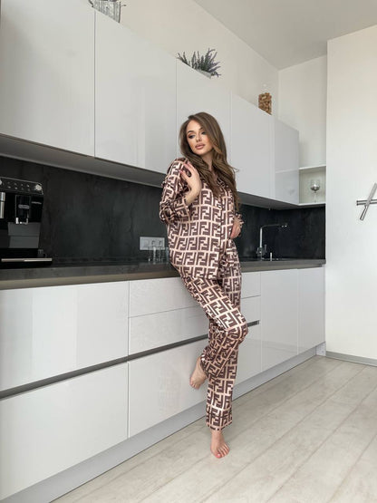 Saten Pijama Takımı