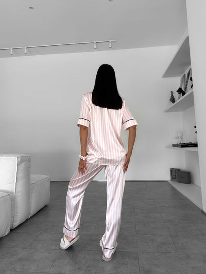 Pembe Saten Pijama Takımı - Victoria's Secret