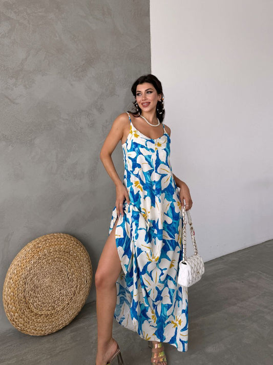 Elegant Floral Maxi Dress - Perfect for Summer