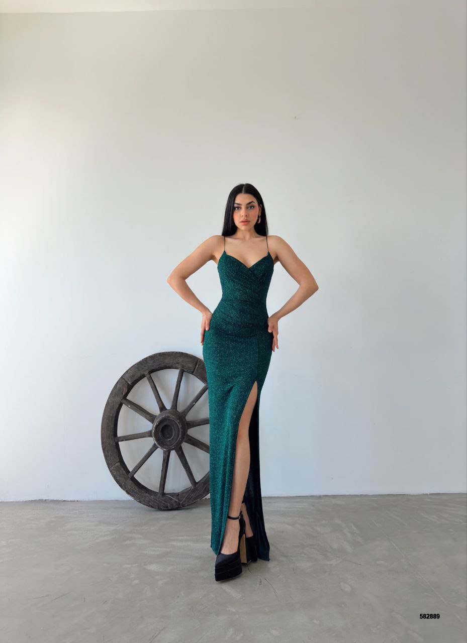 Asymmetrical Evening Gown