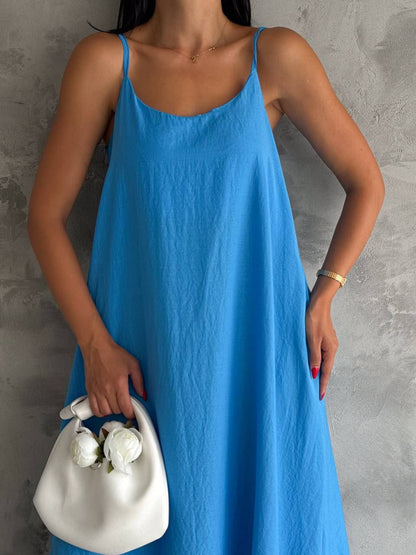 Elegant Sleeveless Maxi Dress - Perfect for Summer Evenings