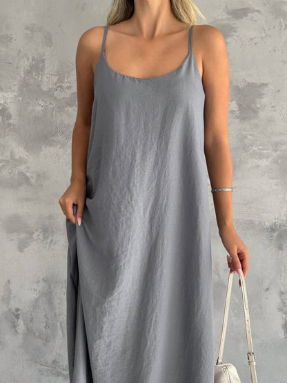 Elegant Sleeveless Maxi Dress - Perfect for Summer Evenings