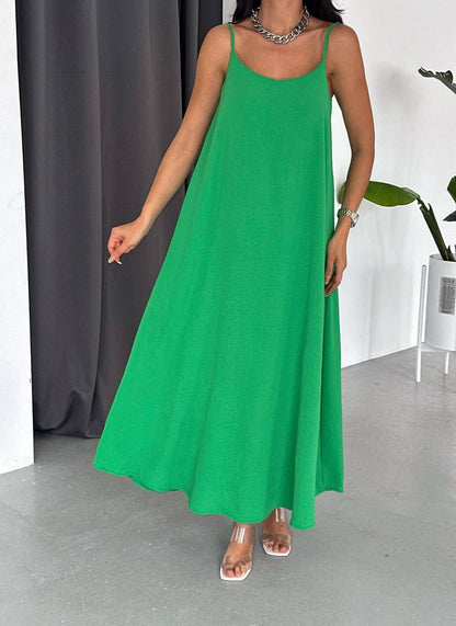 Elegant Sleeveless Maxi Dress - Perfect for Summer Evenings