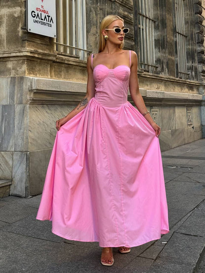 Elegant Sweetheart Neckline Satin Ball Gown