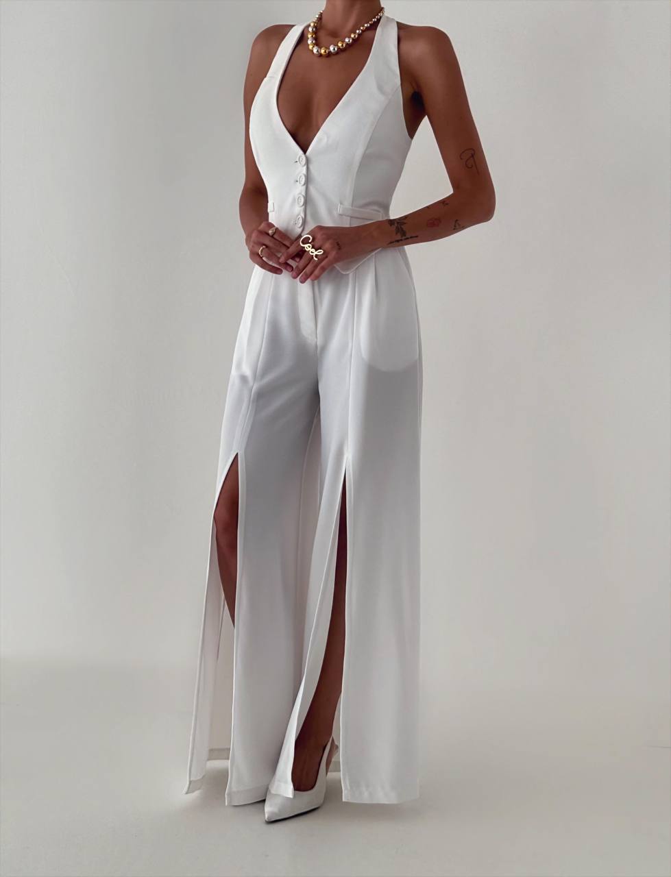 Elegant Halter Neck Jumpsuit