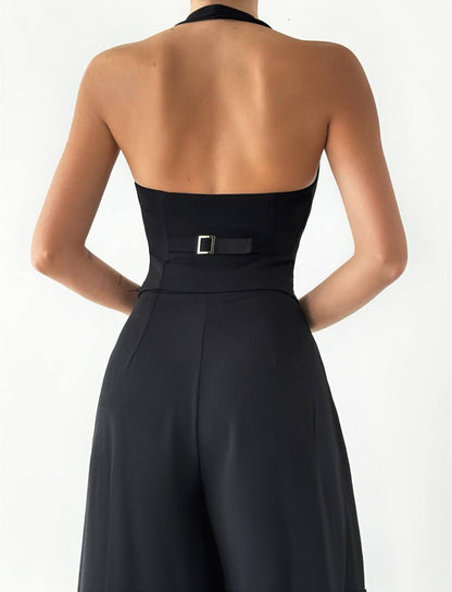 Elegant Halter Neck Jumpsuit