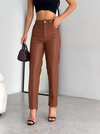 Chic High-Waisted Trousers