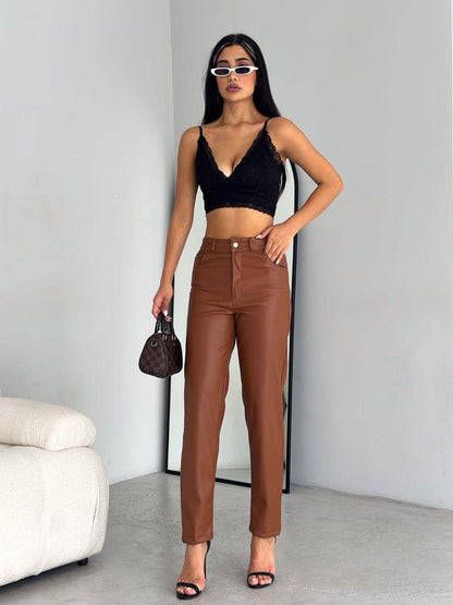 Chic High-Waisted Trousers