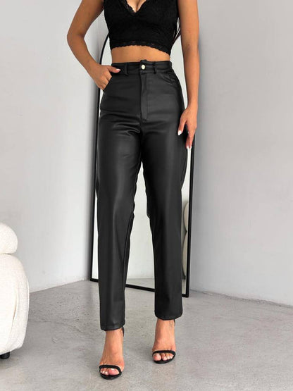 Chic High-Waisted Trousers