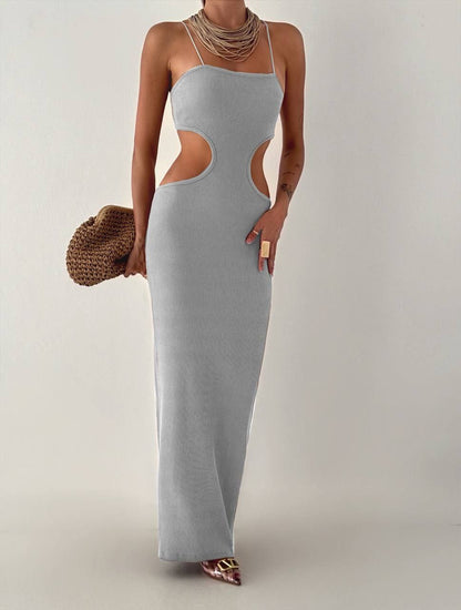 Elegant Cut-Out Maxi Dress