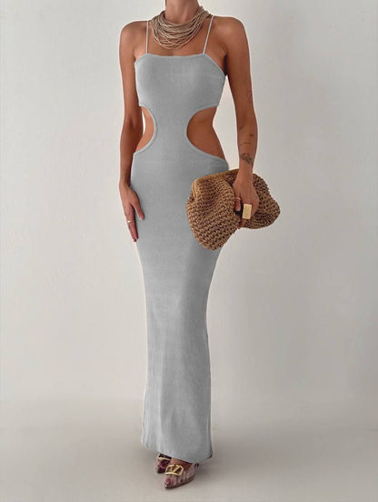 Elegant Cut-Out Maxi Dress