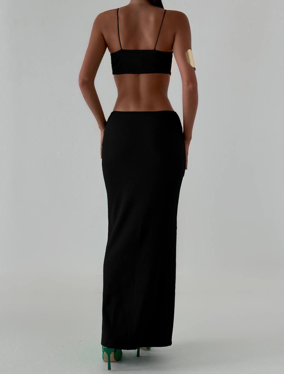 Elegant Cut-Out Maxi Dress