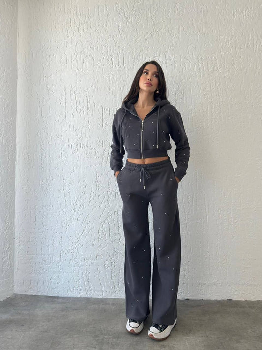 Starry Casual Hooded Tracksuit