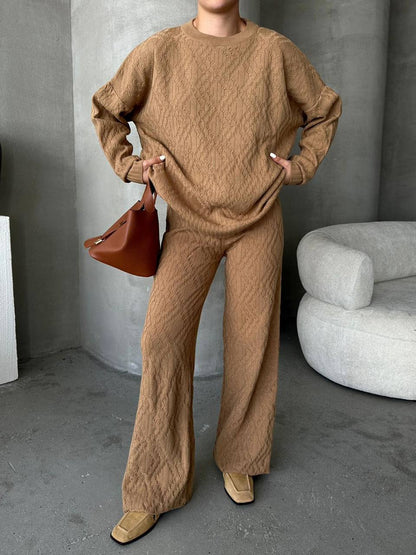 Chic Textured Suit - Relaxed Fit