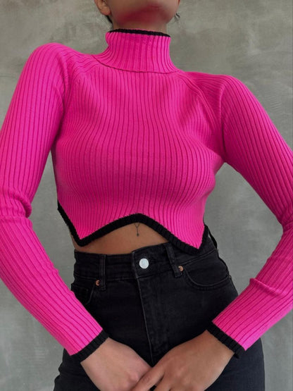 Ribbed Cropped Sweater - Perfect for Trendy Layering!