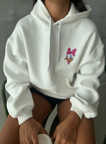 Cartoon Character Graphic Hoodie