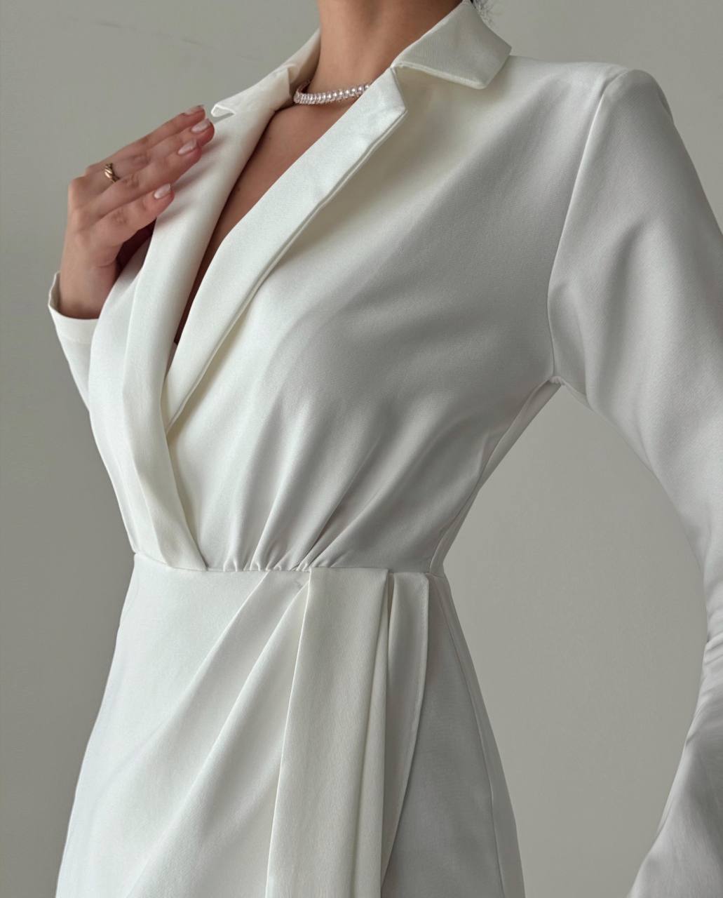 Wrap Dress with Side Tie Detail