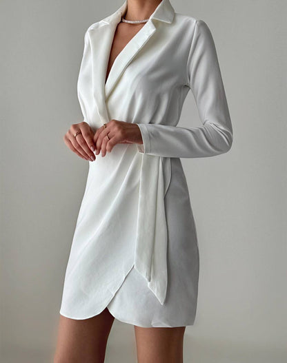 Wrap Dress with Side Tie Detail