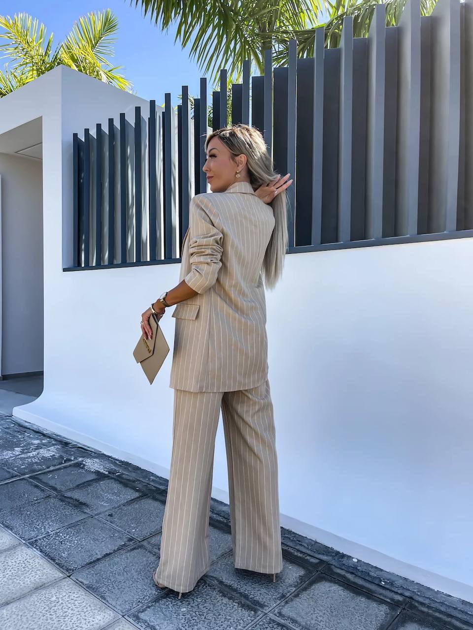 Pinstripe Power Suit - Elevate Your Professional Wardrobe