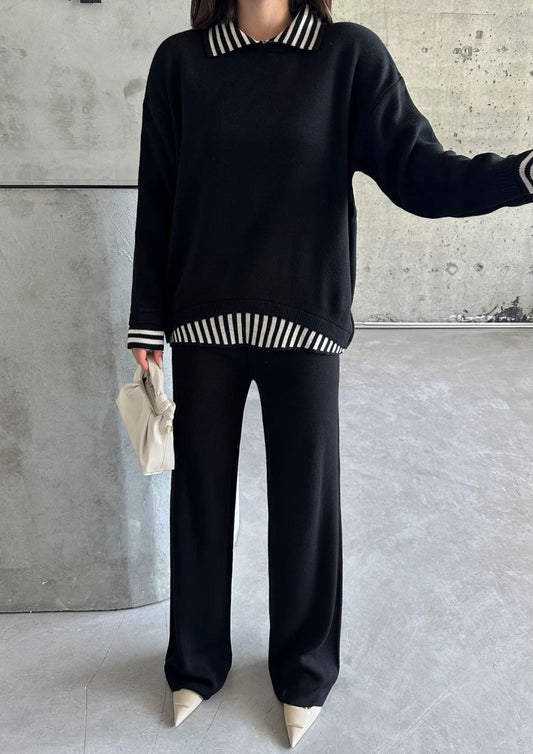 Knit Sweater & Trouser Co-ord Set