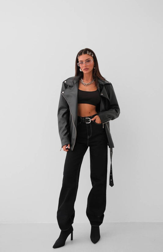 Oversize Biker Jacket