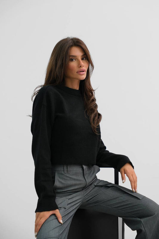 Crop Knitwear Sweater