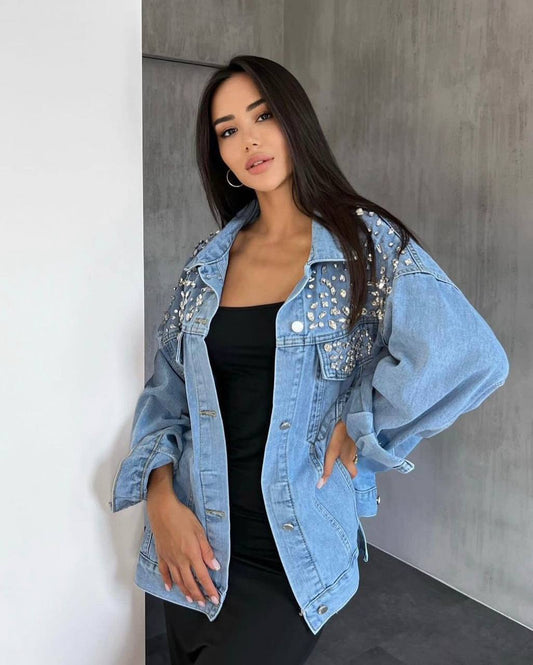 Denim Jacket – Sparkle & Shine