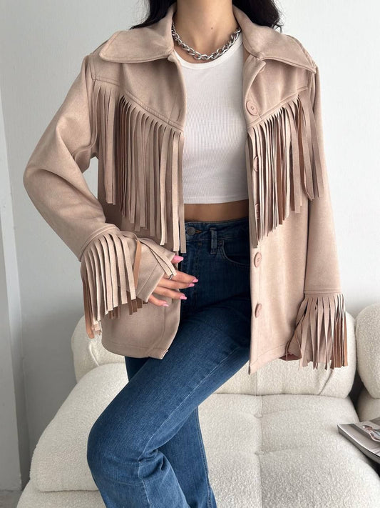 Fringe Jacket - Western-Inspired Statement