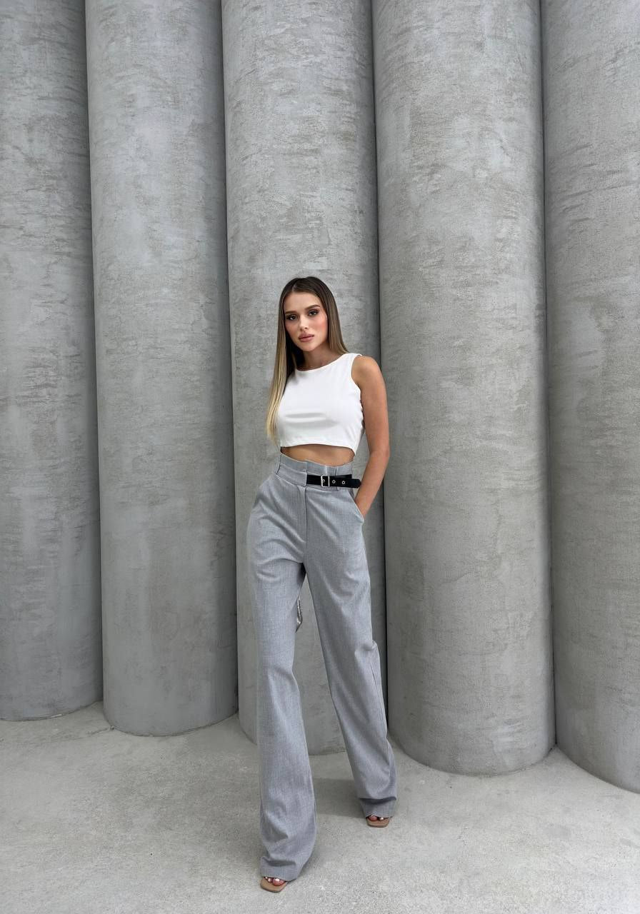 High-Waisted Trousers