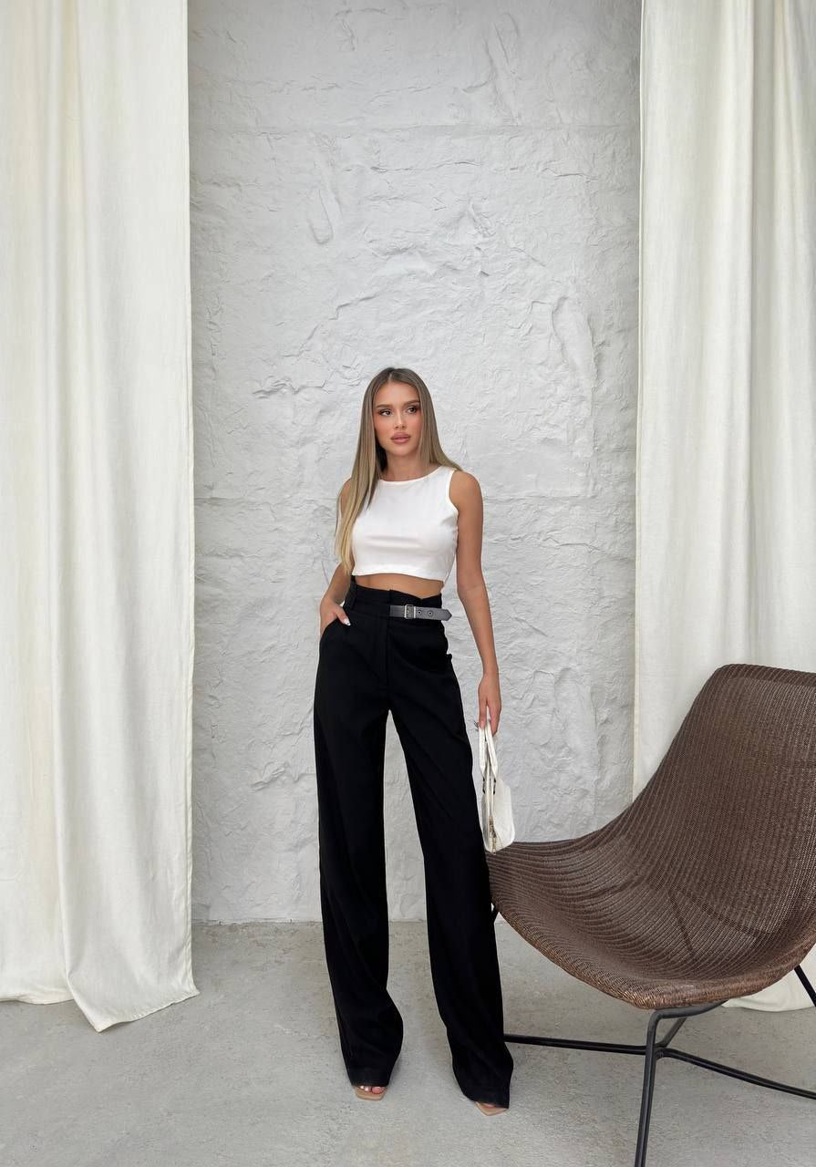 High-Waisted Trousers