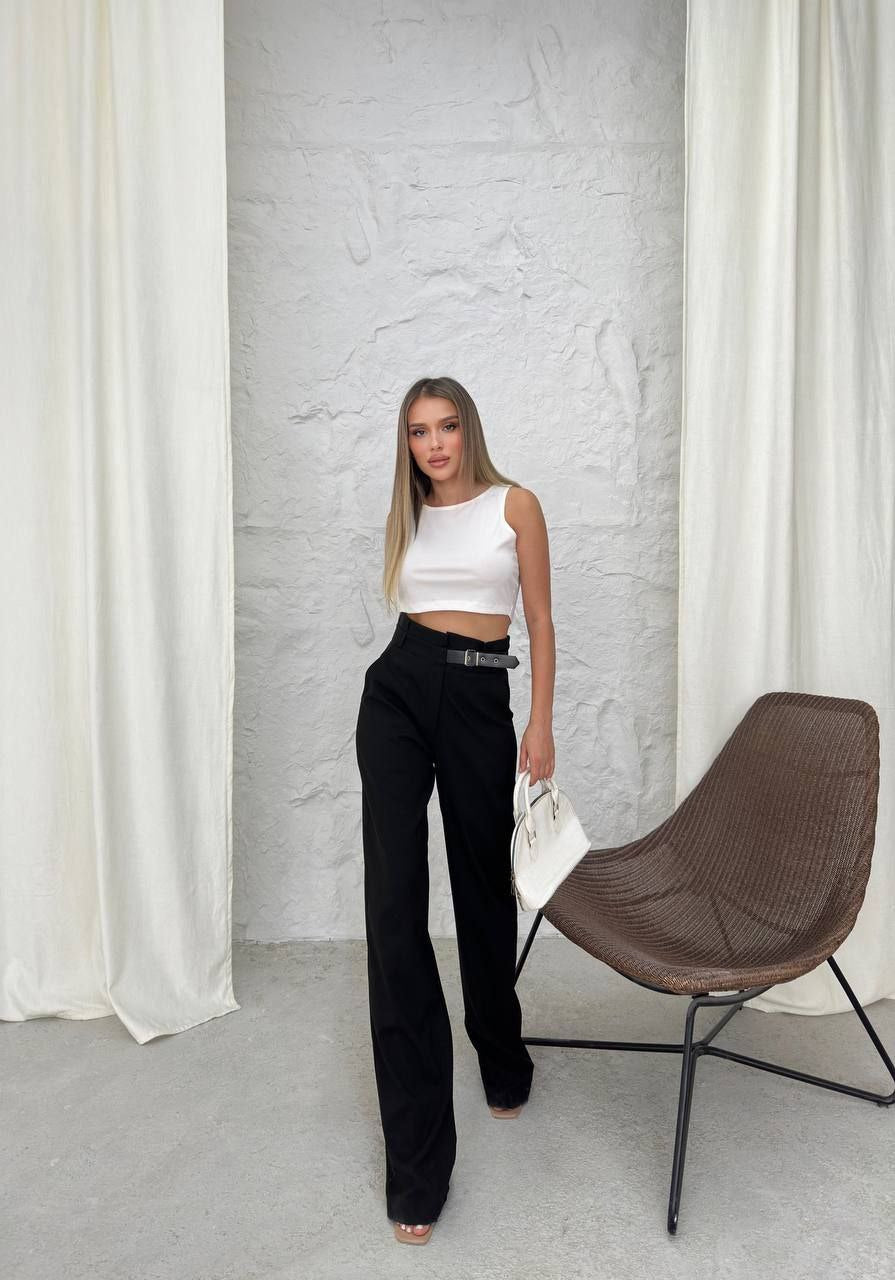 High-Waisted Trousers