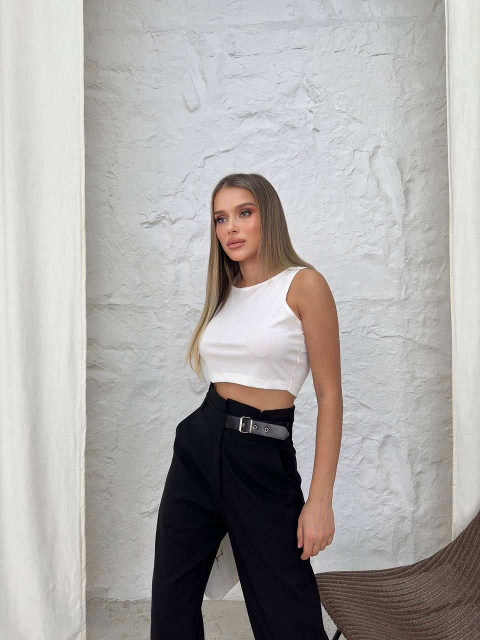 High-Waisted Trousers