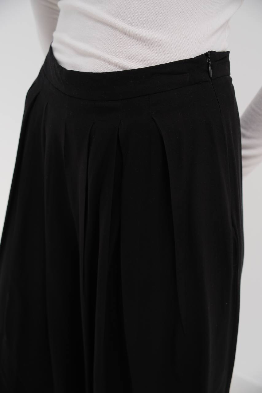 Pleated Wide Trousers