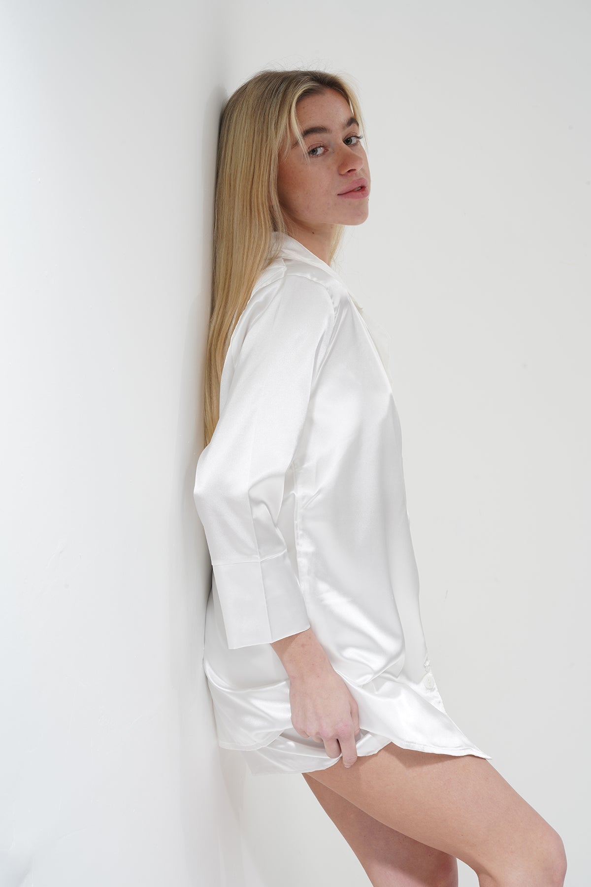 Beyaz Üçlü Pijama Takımı | MODALUDO - Modaludo