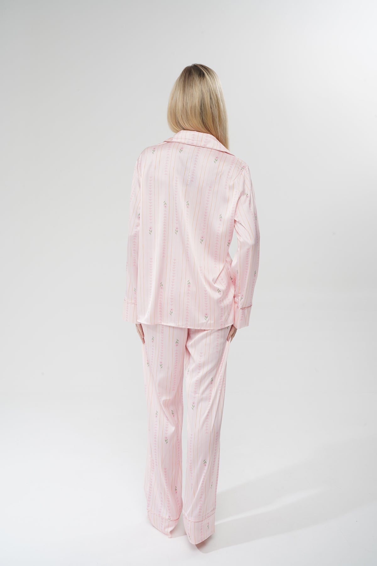 Çiçekli Pembe Pijama Takımı | COCOLARSİ - Modaludo