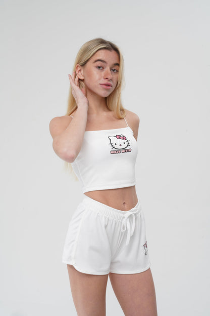 Hello Kitty Göğüs Kuplu Pijama Takımı | MODALUDO - Modaludo