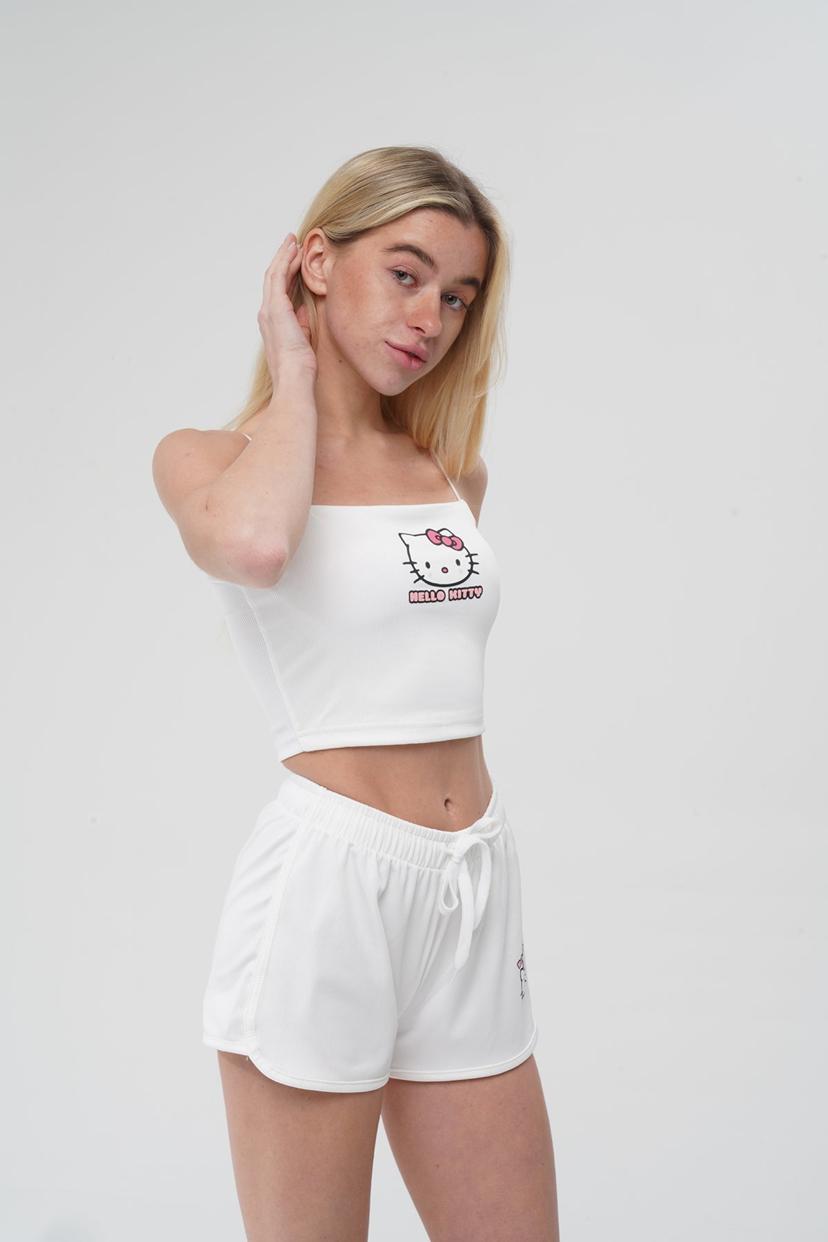 Hello Kitty Göğüs Kuplu Pijama Takımı | MODALUDO - Modaludo