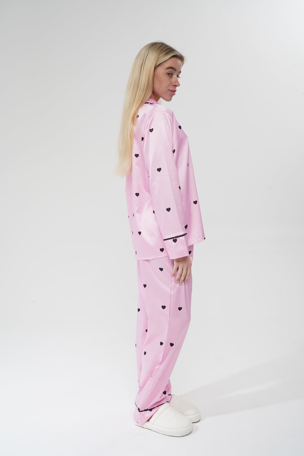 Kalpli Pembe Pijama Takımı | COCOLARSİ - Modaludo