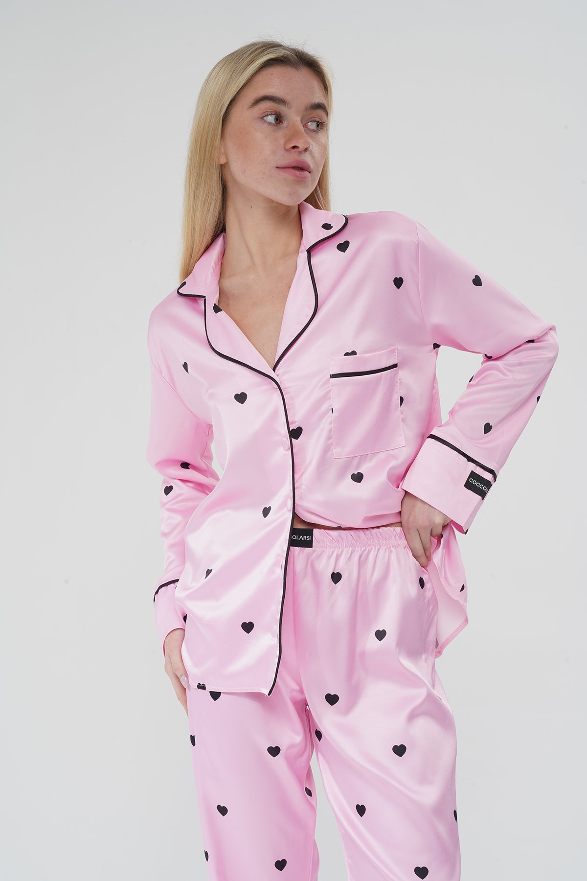 Kalpli Pembe Pijama Takımı | COCOLARSİ - Modaludo