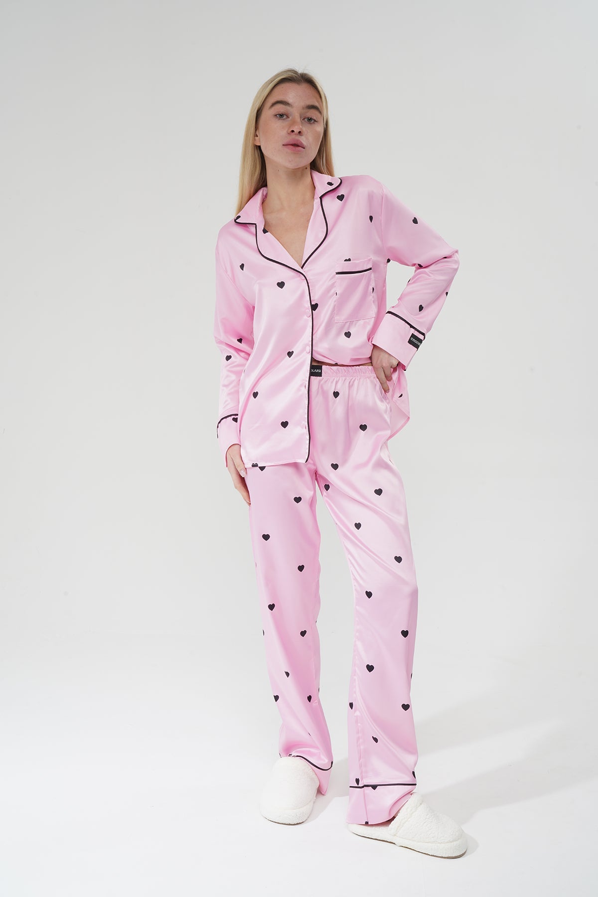 Kalpli Pembe Pijama Takımı | COCOLARSİ - Modaludo