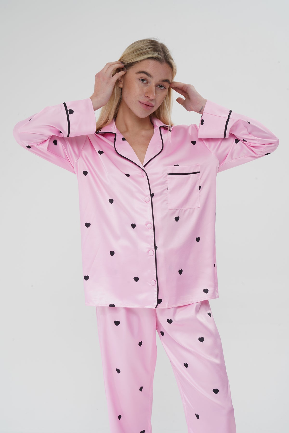 Kalpli Pembe Pijama Takımı | COCOLARSİ - Modaludo