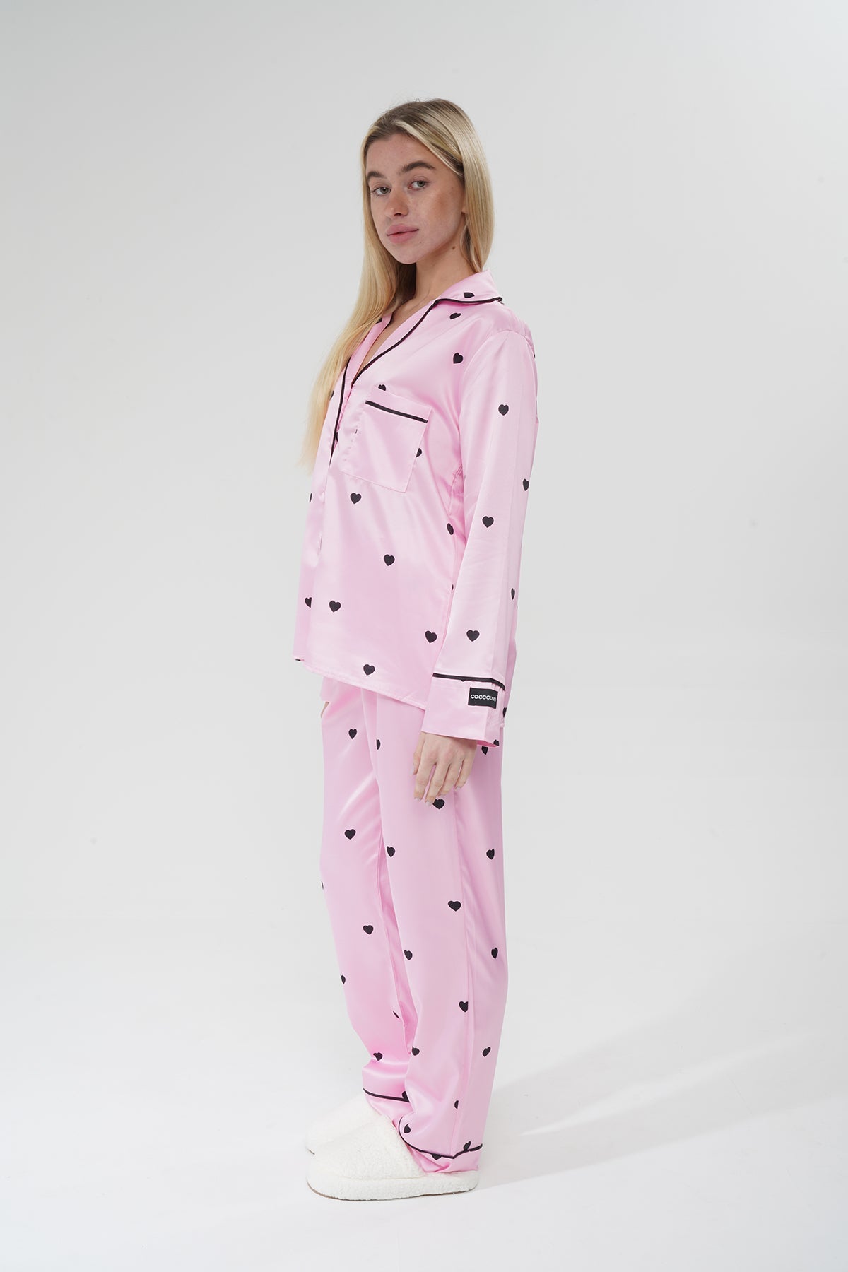 Kalpli Pembe Pijama Takımı | COCOLARSİ - Modaludo