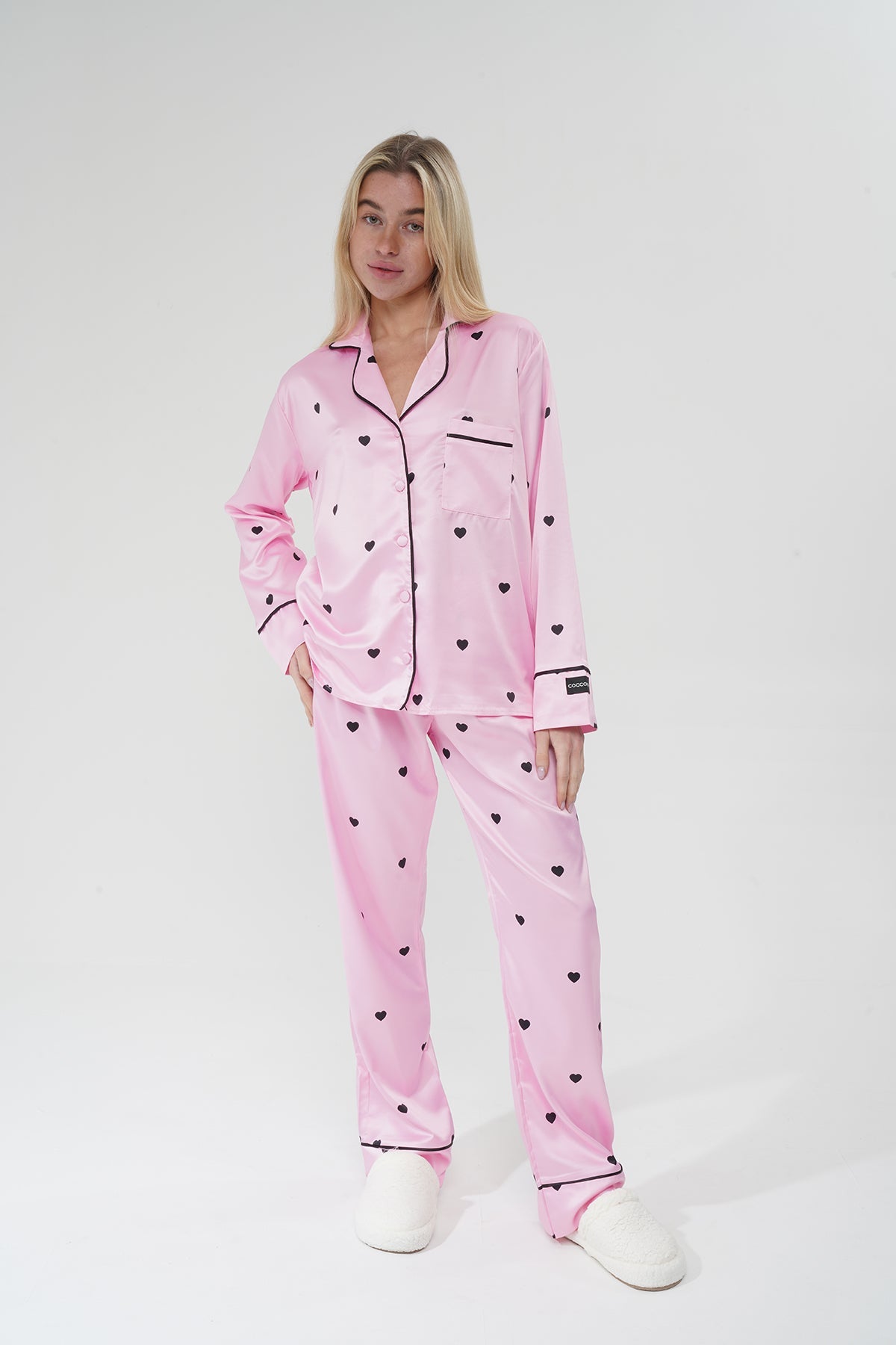 Kalpli Pembe Pijama Takımı | COCOLARSİ - Modaludo