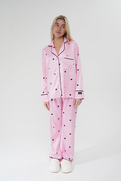 Kalpli Pembe Pijama Takımı | COCOLARSİ - Modaludo