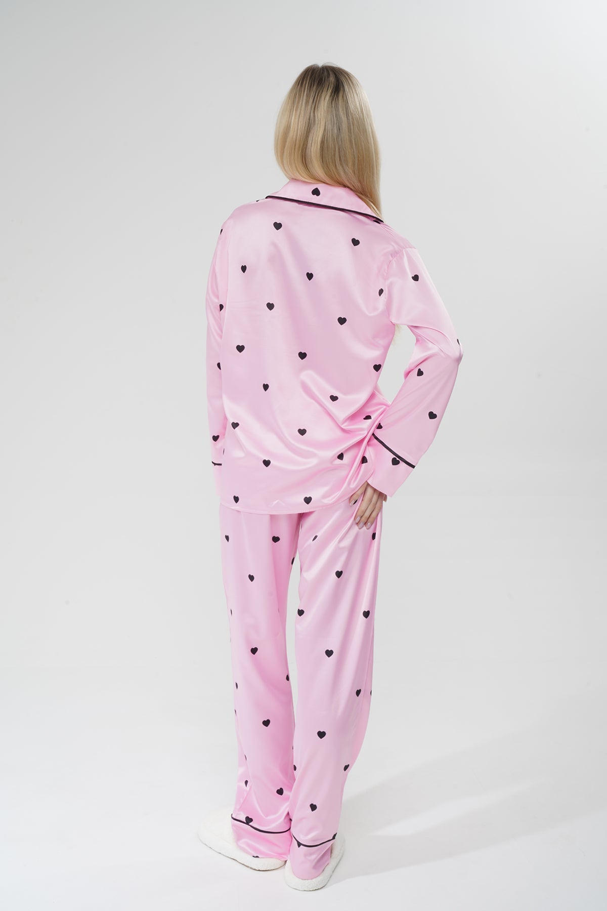 Kalpli Pembe Pijama Takımı | COCOLARSİ - Modaludo