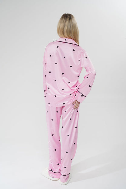 Kalpli Pembe Pijama Takımı | COCOLARSİ - Modaludo