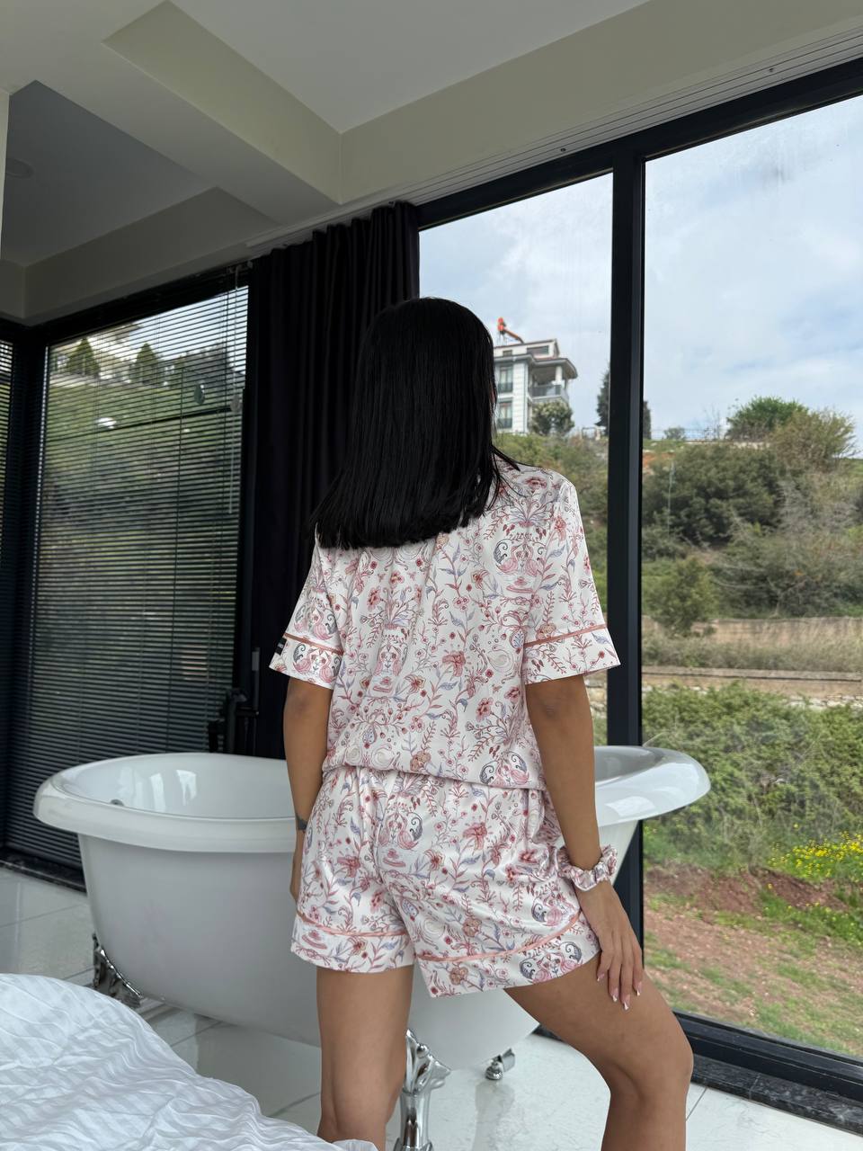 Pembe Çiçek - Pijama Takımı | COCOLARSİ - Modaludo